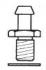 Alu-Adapter 7/16 UNF 
Anschluss Bremszylinder