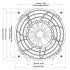 24V Kühlerventilator 213mm (8") Davies Craig Brushless 
bürstenlos, 790 m³/h  blasend und saugend dual