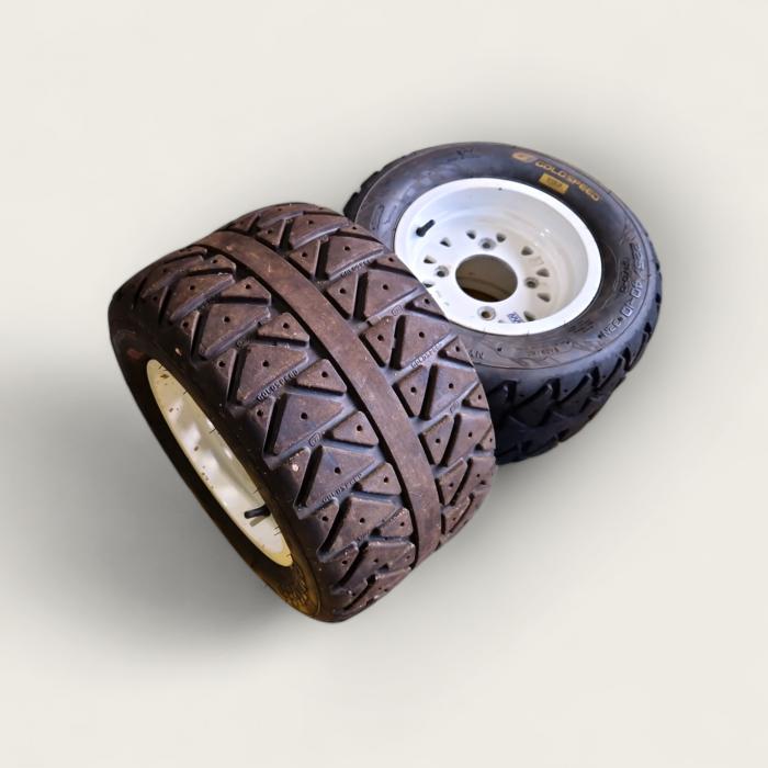 2x Braid Tenrace 8Jx13 mit Goldspeed FIA Reifen
 passend für Lifelive TN5 oder Camotos