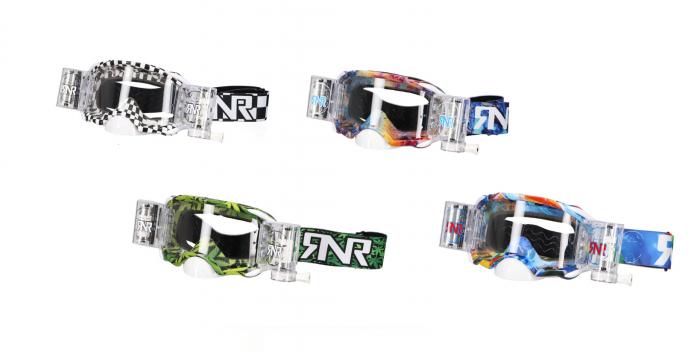 Rip n Roll Platinum XXL Graphics 
Brille mit Roll Offs 