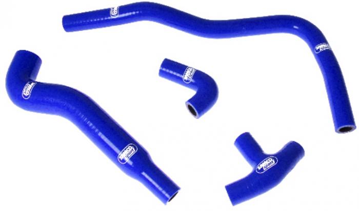 Samco Audi Quattro UR Turbo 10v 2.2Ltr 5cyl 
 4-teiliges Entlüftungschlauchsystem blau