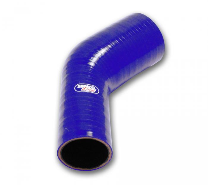 Samco Xtreme Reduzierstück 45° 51-45mm 
 blau