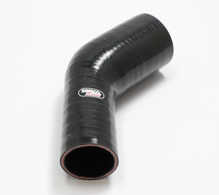 Samco Xtreme Reduzierstück 45° 57-51mm 
 schwarz