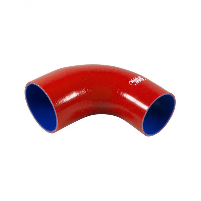 Samco X-Treme Reduzierstück 90° 54-48mm 
 rot