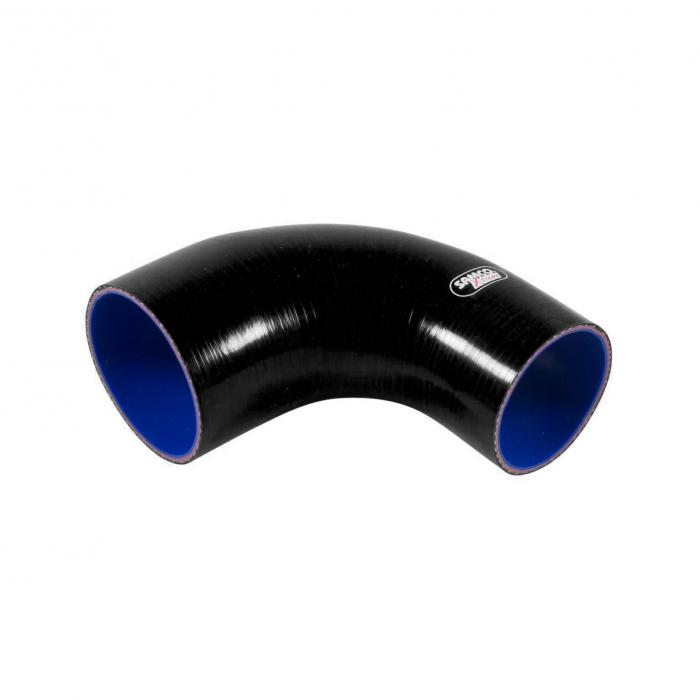 Samco Xtreme Reduzierstück 90° 89-65mm 
 schwarz