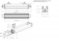 Laminova Ölkühler Wärmetauscher 395mm 
Dual Core / Doppelkern