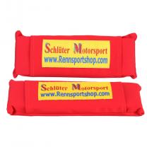 Schlüter Motorsport Gurtpolster 75mm rot