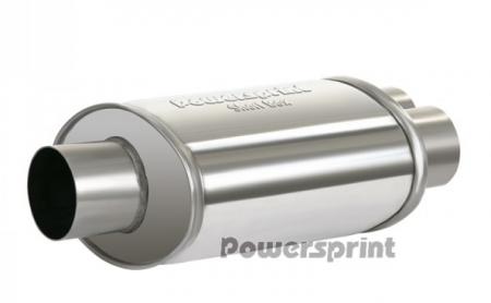 Powersprint Short Box Y-Führung Ø 60mm 
oval Ø 63,5 mm auf 60 mm 370 mm Länge