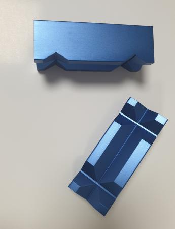 Aluminium Schutzbacken mit Magnet Schraubstockbacken
 zur Montage von Dash-Systemen (Aluminium) 